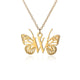 A - Z Initial Letter Collar Butterfly Necklace For WomenAzizaK