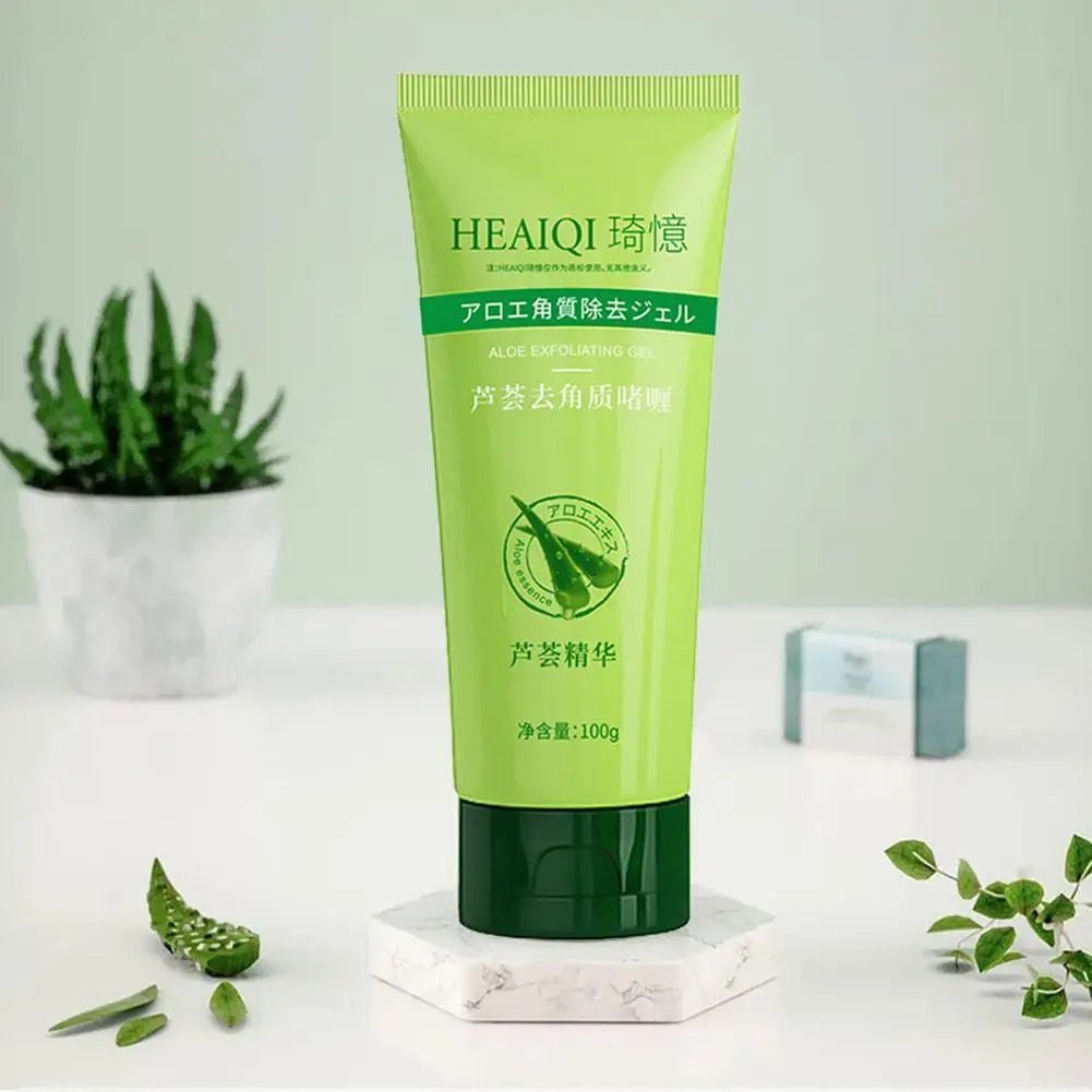 Aloe Vera Facial Scrub Gel, Exfoliating Face Scrub, Cleanse, Remove Blackheads, Moisturize, Shrink Pores, Skin Care, 30g - 100gAzizaK