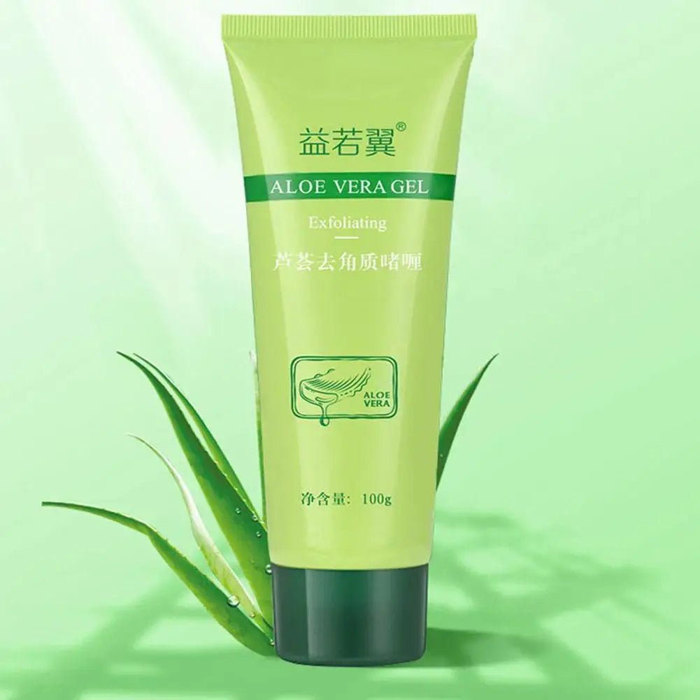 Aloe Vera Facial Scrub Gel, Exfoliating Face Scrub, Cleanse, Remove Blackheads, Moisturize, Shrink Pores, Skin Care, 30g - 100gAzizaK