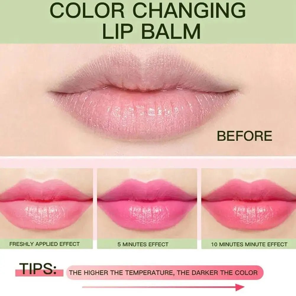 Aloe Vera Jelly Magic Color Changing Lip Balm Moisturizer Girl Lipstick Nourishing Gloss MakeupAzizaK