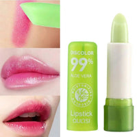 Aloe Vera Jelly Magic Color Changing Lip Balm Moisturizer Girl Lipstick Nourishing Gloss MakeupAzizaK