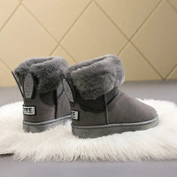 Ankle Boots Fur Winter Rabbit Ears CuteAzizaK