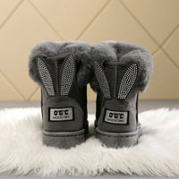 Ankle Boots Fur Winter Rabbit Ears CuteAzizaK