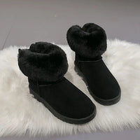 Ankle Boots Fur Winter Rabbit Ears CuteAzizaK