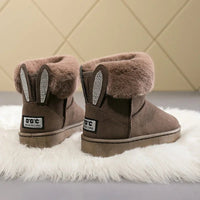 Ankle Boots Fur Winter Rabbit Ears CuteAzizaK