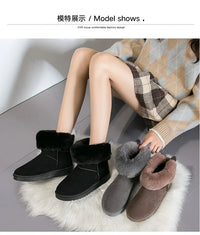 Ankle Boots Fur Winter Rabbit Ears CuteAzizaK