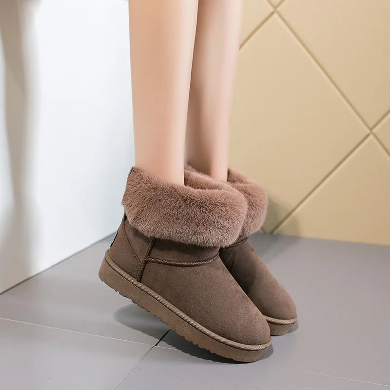 Ankle Boots Fur Winter Rabbit Ears CuteAzizaK