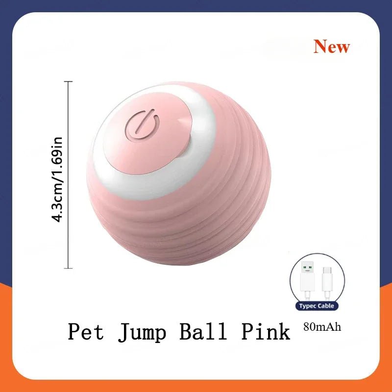 Automatic Motion Cat Toy Interactive Ball Rechargeable Electric Pet Accessories Cat Toys Garden ProductsAzizaK