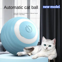 Automatic Motion Cat Toy Interactive Ball Rechargeable Electric Pet Accessories Cat Toys Garden ProductsAzizaK