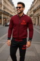 Crew neck jacket and sweatpants