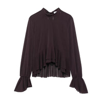 Back Bow Ruffle BlouseAzizaK