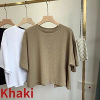 Back Cutout Cropped T-ShirtAzizaK