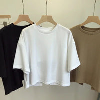 Back Cutout Cropped T-ShirtAzizaK