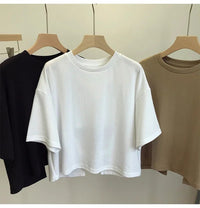 Back Cutout Cropped T-ShirtAzizaK