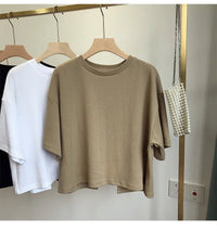 Back Cutout Cropped T-ShirtAzizaK