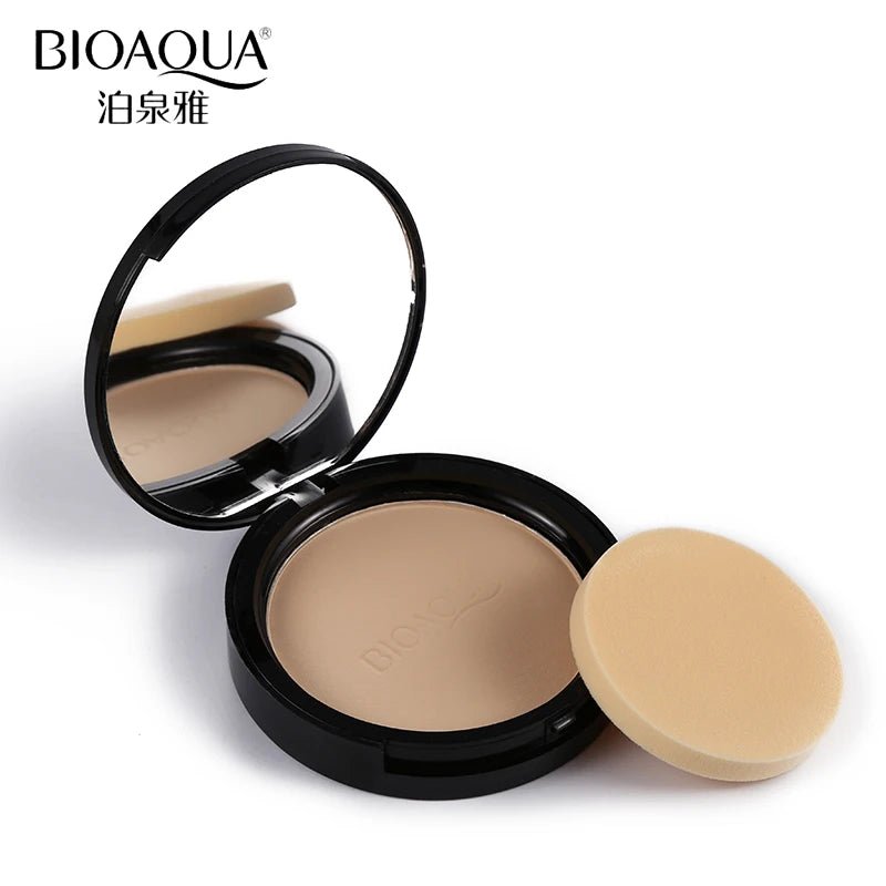 BIOAQUA Brand Face Base Mineral Pressed Powder Makeup Matte Smooth Concealer Control Oil Foundation Contour Make Up CosmeticsAzizaK