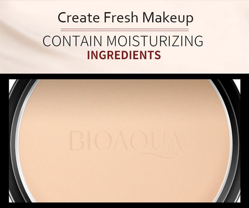 BIOAQUA Brand Face Base Mineral Pressed Powder Makeup Matte Smooth Concealer Control Oil Foundation Contour Make Up CosmeticsAzizaK