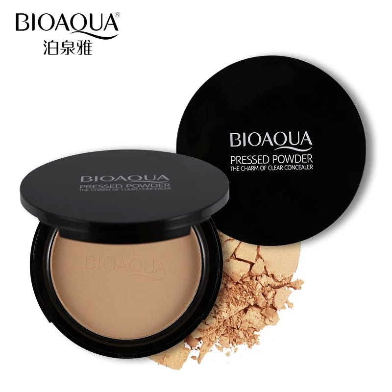 BIOAQUA Brand Face Base Mineral Pressed Powder Makeup Matte Smooth Concealer Control Oil Foundation Contour Make Up CosmeticsAzizaK