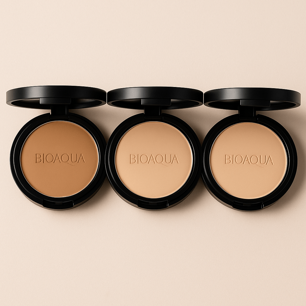 BIOAQUA Pressed Powder – Matte Finish | Lightweight Oil - Control Face Powder (Multiple Shades)AzizaK