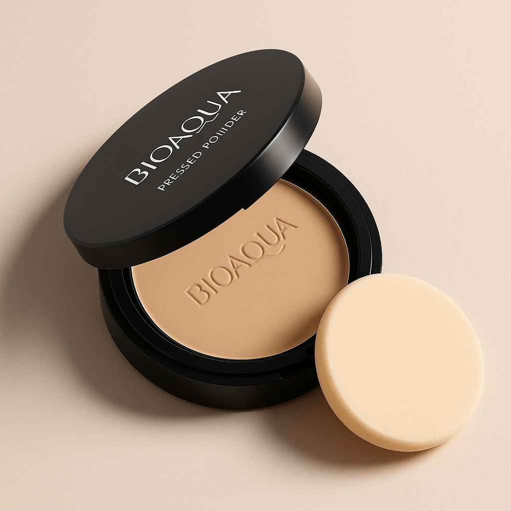 BIOAQUA Pressed Powder – Matte Finish | Lightweight Oil - Control Face Powder (Multiple Shades)AzizaK