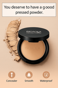 BIOAQUA Pressed Powder – Matte Finish | Lightweight Oil - Control Face Powder (Multiple Shades)AzizaK
