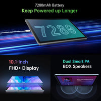 Blackview Tab 13 Tablet 10.1'' FHD+ Display Helio G85 Octa Core 6GB+128GB SIMo Tablets Pad 7280mAh Android 12 13MP CameraAzizaK