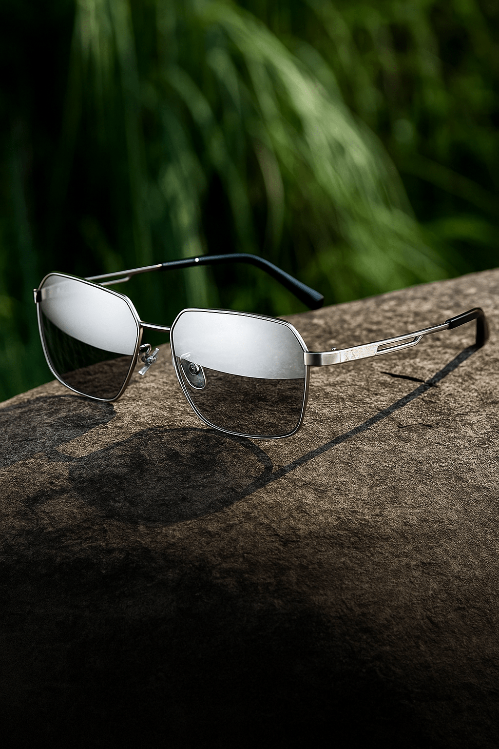 Brand Design Photochromic Sunglasses Square UV400 ProtectionAzizaK