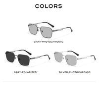 Brand Design Photochromic Sunglasses Square UV400 ProtectionAzizaK