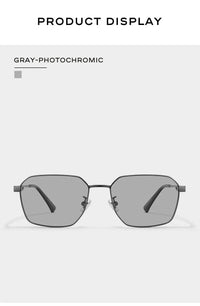 Brand Design Photochromic Sunglasses Square UV400 ProtectionAzizaK