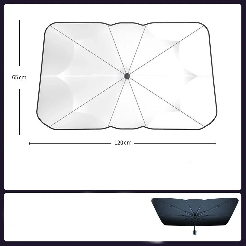 Car Windshield Sunshade Umbrella – UV ProtectionAzizaK