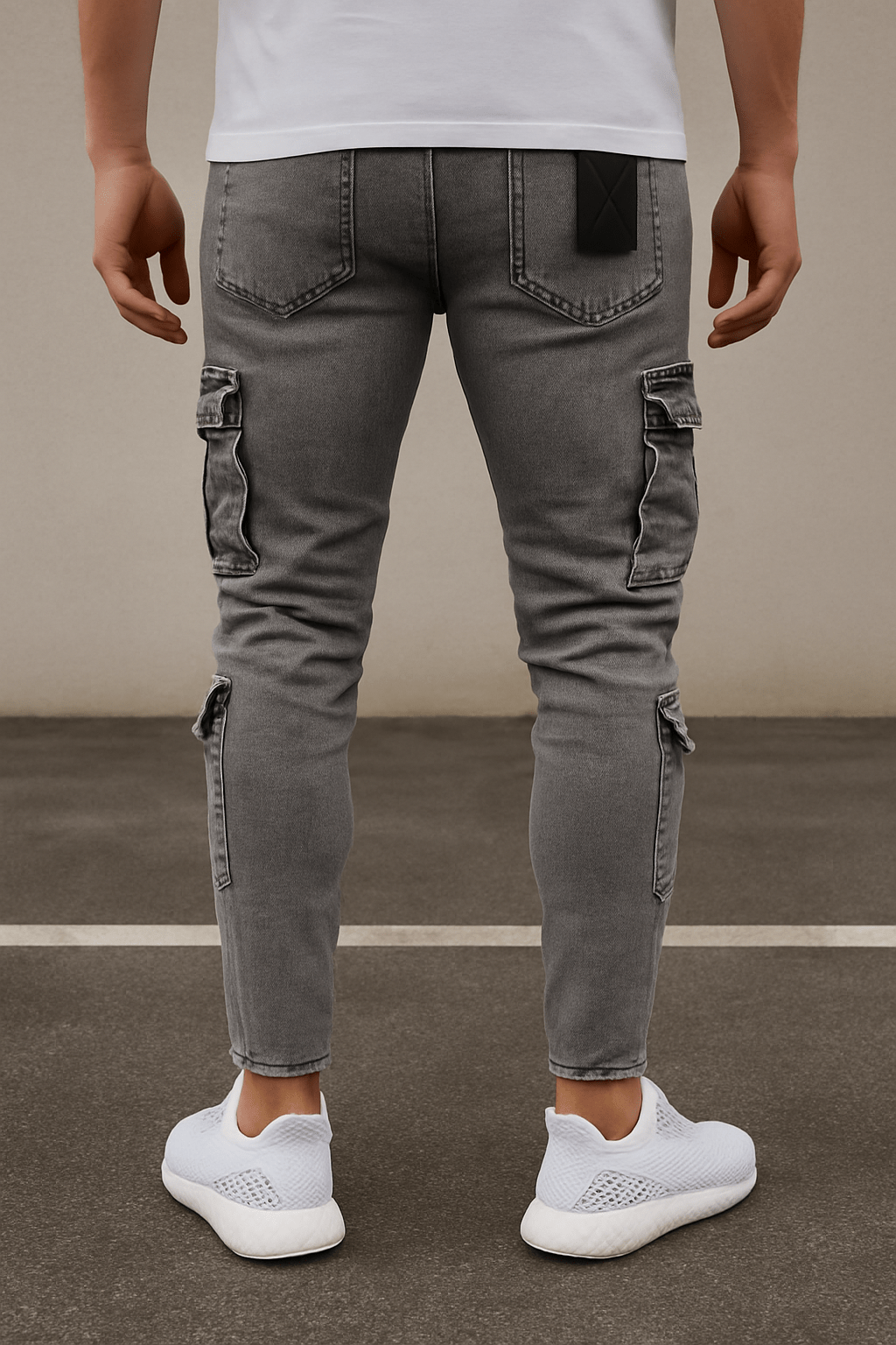 Cargo Skinny Jeans – Urban Streetwear StyleAzizaK