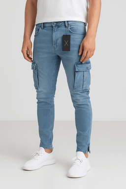 Cargo Skinny Jeans – Urban Streetwear StyleAzizaK