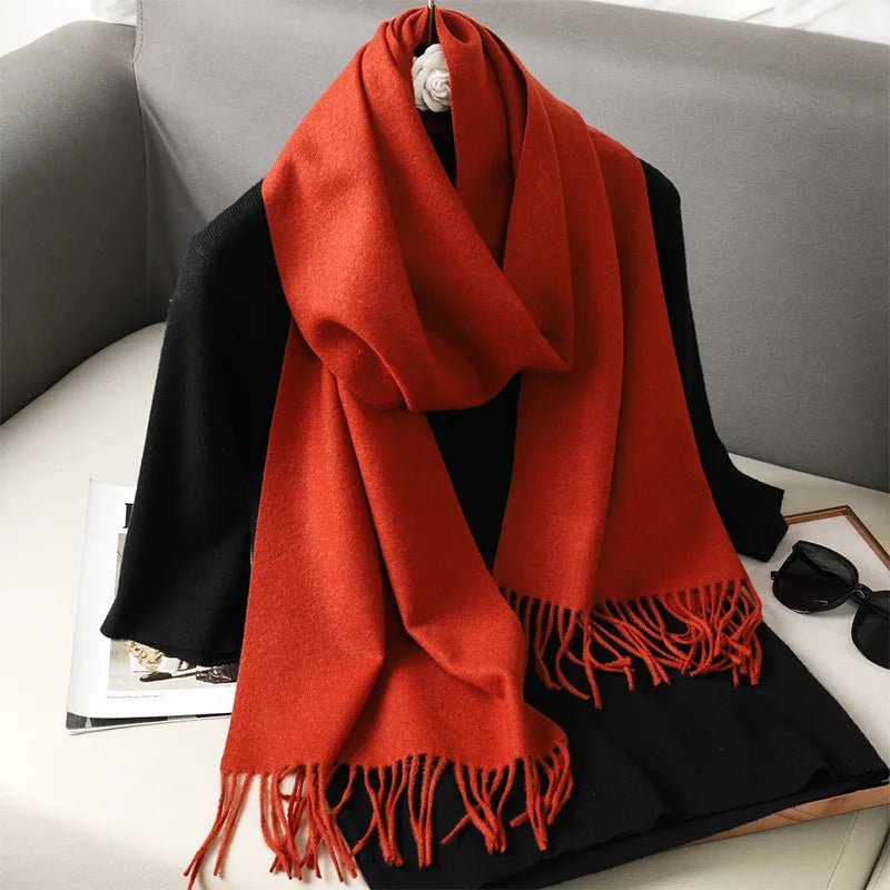 Cashmere winter scarf 62 colorsAzizaK