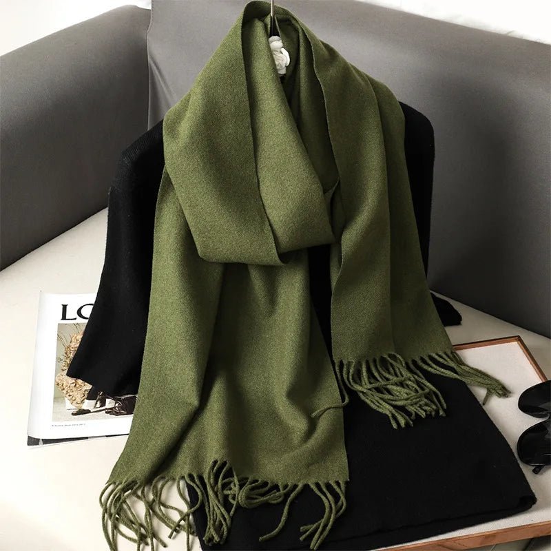 Cashmere winter scarf 62 colorsAzizaK