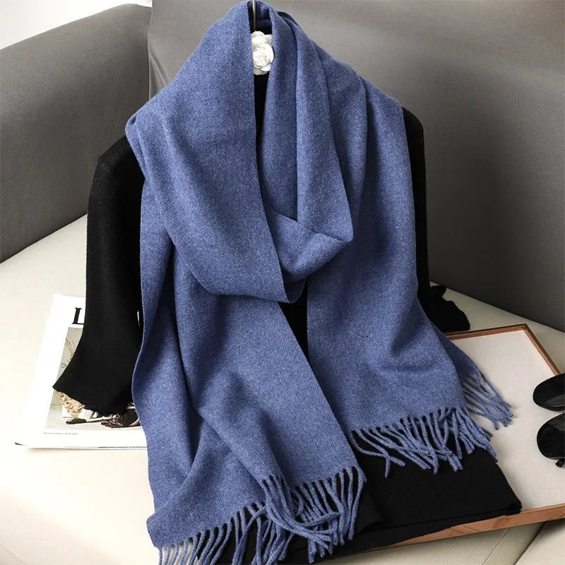 Cashmere winter scarf 62 colorsAzizaK