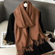 Cashmere winter scarf 62 colorsAzizaK