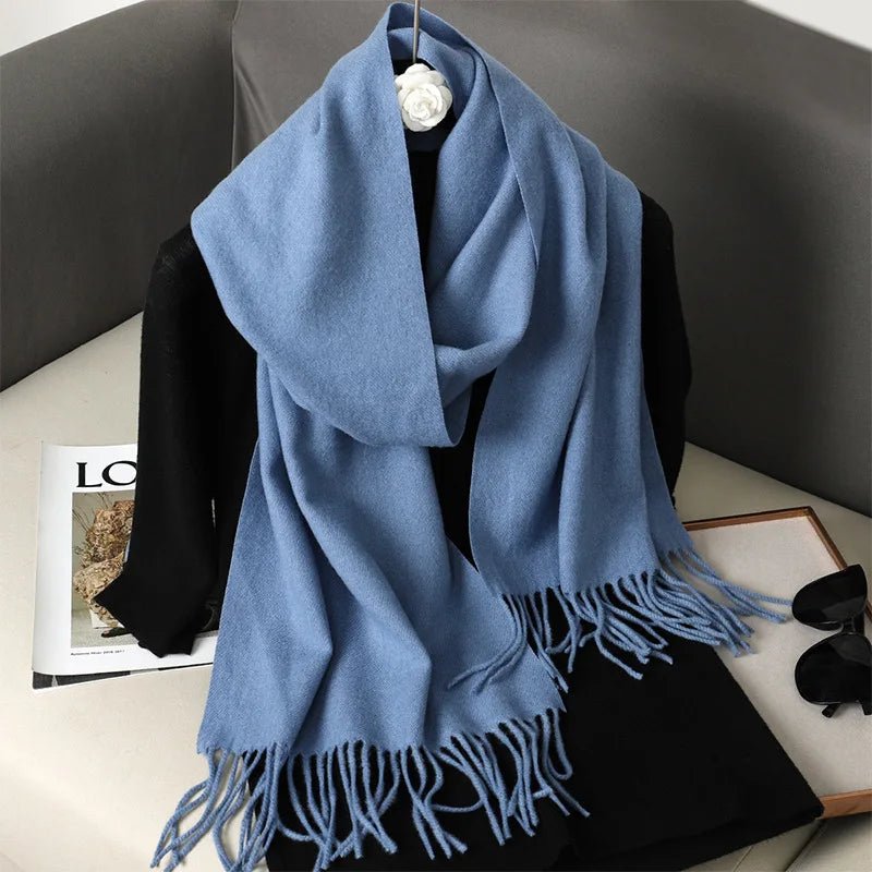 Cashmere winter scarf 62 colorsAzizaK