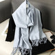 Cashmere winter scarf 62 colorsAzizaK