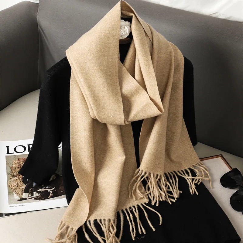 Cashmere winter scarf 62 colorsAzizaK