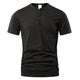 Casual Henley Neck T-Shirt – A Short Sleeve BasicAzizaK