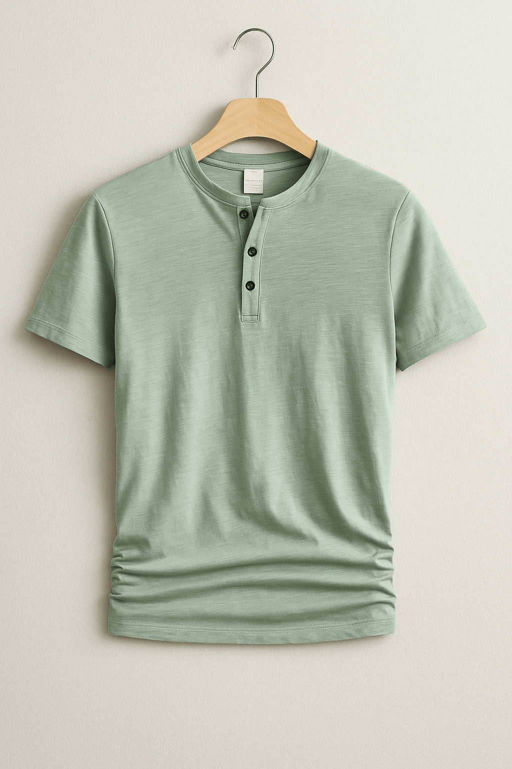 Casual Henley Neck T-Shirt – A Short Sleeve BasicAzizaK