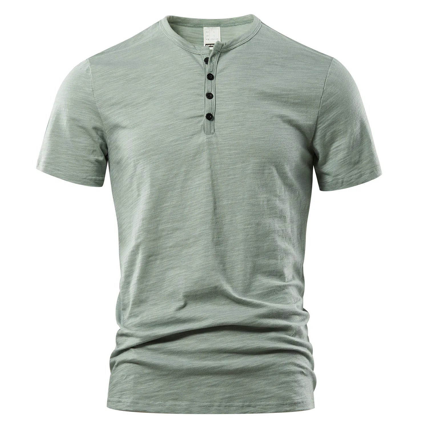 Casual Henley Neck T-Shirt – A Short Sleeve BasicAzizaK
