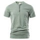 Casual Henley Neck T-Shirt – A Short Sleeve BasicAzizaK