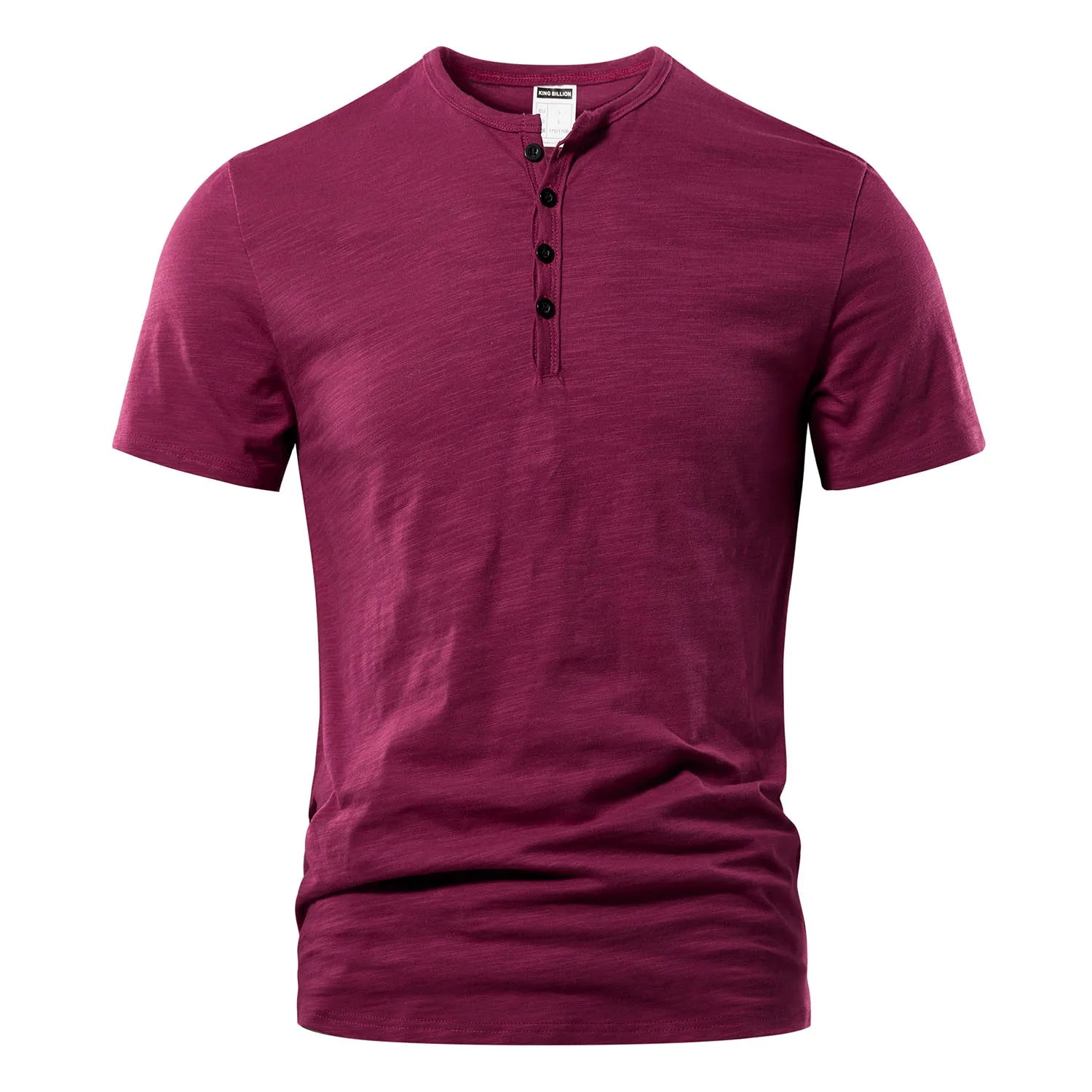 Casual Henley Neck T-Shirt – A Short Sleeve BasicAzizaK