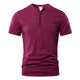 Casual Henley Neck T-Shirt – A Short Sleeve BasicAzizaK