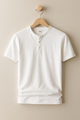 Casual Henley Neck T-Shirt – A Short Sleeve BasicAzizaK