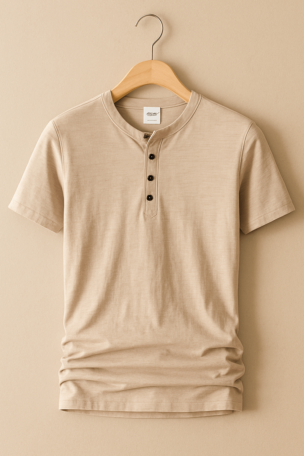 Casual Henley Neck T-Shirt – A Short Sleeve BasicAzizaK