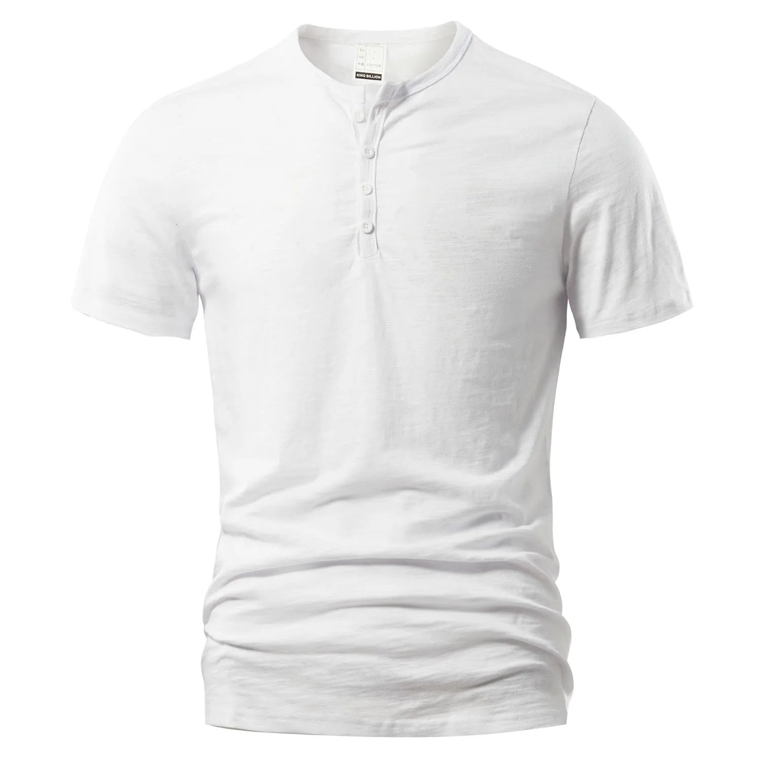 Casual Henley Neck T-Shirt – A Short Sleeve BasicAzizaK