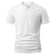Casual Henley Neck T-Shirt – A Short Sleeve BasicAzizaK