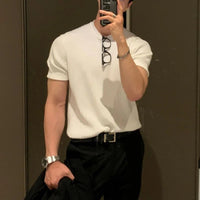 Casual luxury crew neck t-shirt,AzizaK